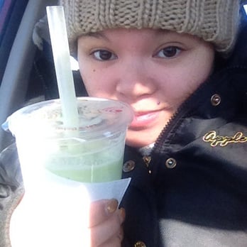 Fruiticup - Honeydew boba with jelly. Even on a cold day I can't resist. - Ice Cream & Frozen Yogurt Near Me - Charlotte, North Carolina