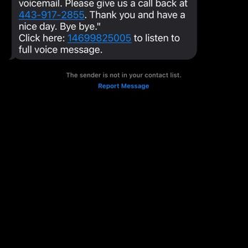 Charter Radiology - Voicemail left from facility to call back when they never answer their phone or call back. - Radiologists Near Me - Columbia, Maryland