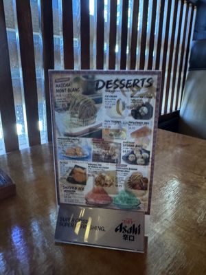 Menu photo 2 HONDA-YA Tustin Tustin, CA