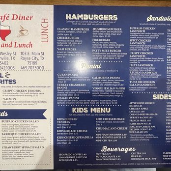Texas Cafe Diner - Breakfast & Brunch Near Me - Royse City, Texas Texas Cafe Diner - Breakfast & Brunch Near Me - Royse City, Texas
