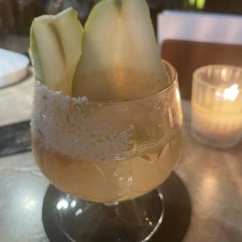 Clarkwood - Smokey pear mezcal rita - Bars Near Me - Houston, Texas
