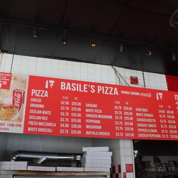 Basile's Pizza - Menu and prices - Pizza Near Me - Hoboken, New Jersey Basile's Pizza - Menu and prices - Pizza Near Me - Hoboken, New Jersey