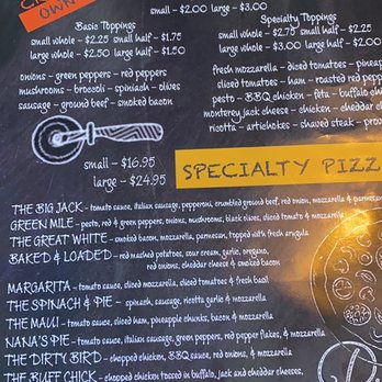 Wicked Crust - a menu for a pizza restaurant - Pizza Near Me - Summerville, South Carolina