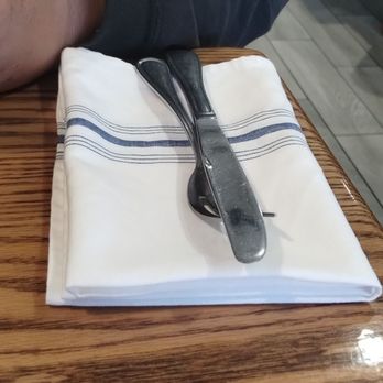Uncle Pete's Cafe - Actual dish towel and not paper napkins - American Near Me - Westminster, California
