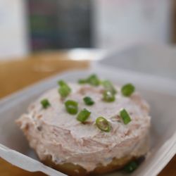 Jellyfish Donut and Dumplings - Smoked Salmon Donut