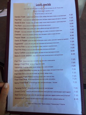 Menu photo 4 Bake and Cook Thai Restaurant Central, SC Menu photo 4 Bake and Cook Thai Restaurant Central, SC