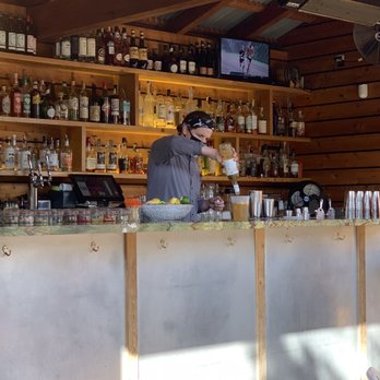 Bravas Bar de Tapas - The outdoor bar with our amazing waiter making drinks - Spanish Near Me - Healdsburg, California Bravas Bar de Tapas - The outdoor bar with our amazing waiter making drinks - Spanish Near Me - Healdsburg, California