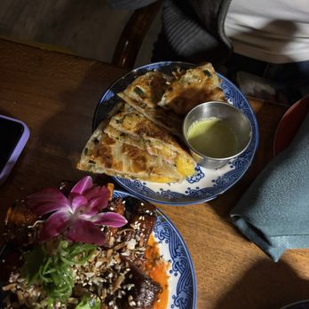 Wusong Road - Scallion Pancake Quesadilla (v) - Tiki Bars Near Me - Cambridge, Massachusetts