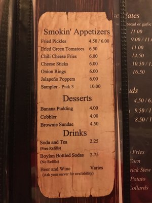 Menu photo 4 J D's Bar-B-Que Acworth, GA