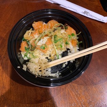 Momo no Hana - Half eaten salmon poke bowl - Sushi Bars Near Me - Apache Junction, Arizona Momo no Hana - Half eaten salmon poke bowl - Sushi Bars Near Me - Apache Junction, Arizona