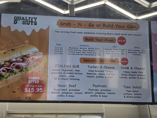 Menu photo 3 Quality Donuts Oakland, CA