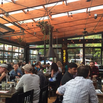 Poquitos - Atrium bar and dining area very nice - Mexican Near Me - Seattle, Washington