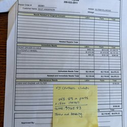 Teton Toyota - Original quote $1763.83. Bait and Switch $3151.03