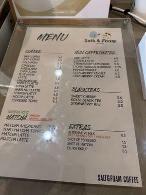 Menu photo 1 Salt & Foam Coffee Newport Beach, CA Menu photo 1 Salt & Foam Coffee Newport Beach, CA
