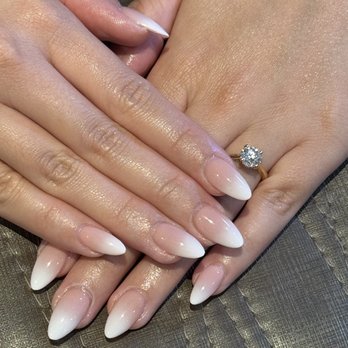 Pro Nails & Spa - Short Gel-x ombré - Nail Salons Near Me - Costa Mesa, California
