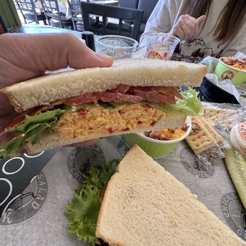 Chicken Salad Chick - Pimento Cheese BLT Sandwich! Very tasty and definitely recommend! - Southern Near Me - St. Augustine, Florida