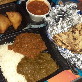 Curry Time - Eggplant, spinach cheese, vindaloo chicken, vegetable samosas, black pepper chicken, chicken tikka masala and garlic naan I am in heaven. - Indian Near Me - El Monte, California Curry Time - Eggplant, spinach cheese, vindaloo chicken, vegetable samosas, black pepper chicken, chicken tikka masala and garlic naan I am in heaven. - Indian Near Me - El Monte, California