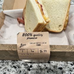 Lowes Foods - Not very panini pressed but I took it home and pressed it myself.  Really delicious ingredients!!!