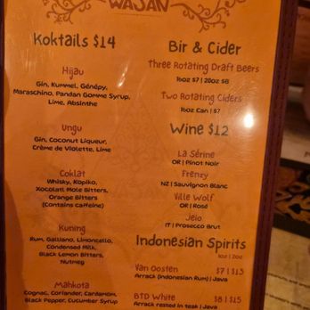 Wajan - Drinks - Indonesian Near Me - Portland, Oregon