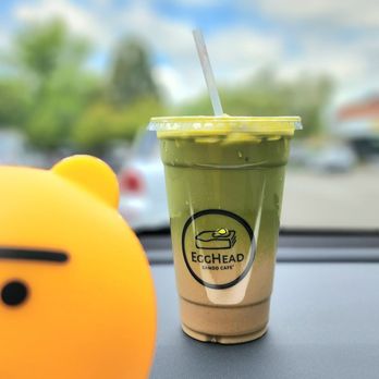 Egghead Sando Cafe - Matcha coffee latte - Breakfast & Brunch Near Me - San Ramon, California Egghead Sando Cafe - Matcha coffee latte - Breakfast & Brunch Near Me - San Ramon, California