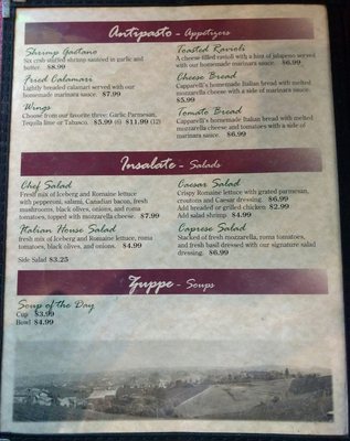 Menu photo 8 Capparelli's La Vernia La Vernia, TX