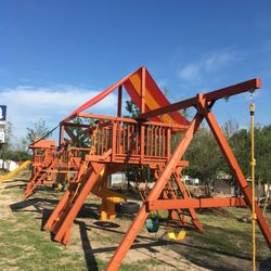 Epic Backyards of Texas - The play set we picked and changed a bit.