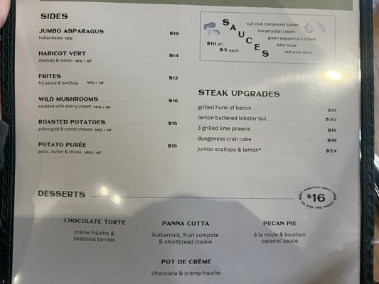 Menu photo 6 Cut Club Seattle, WA Menu photo 6 Cut Club Seattle, WA