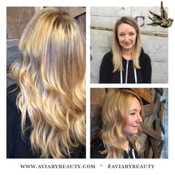 Aviary Beauty and Wellness - Pippa look so cute! She got a little balayage highlights before heading out globetrotting with her husband. Color and style by Victoria.