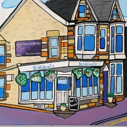 St. Michael's Bed & Breakfast - A painting of B&B inside