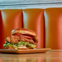 sneakybird - Homestyle Chicken Sandwich with a crisp Coke.