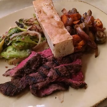 Urban Plates - Grilled steak with 2 hot sides & chargrilled focaccia, $11.50 - New American Near Me - Dublin, California Urban Plates - Grilled steak with 2 hot sides & chargrilled focaccia, $11.50 - New American Near Me - Dublin, California