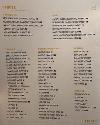 Menu photo 2 L Campo Livermore, CA