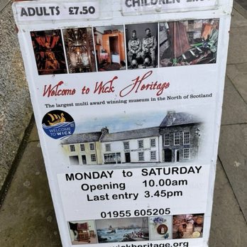 Wick Heritage Centre - Billboard for wick Museum - Museums Near Me - Wick, HLD