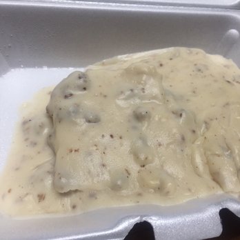 Theresa's Delectables - 1/2 order of Biscuits & Sausage gravy - Bakeries Near Me