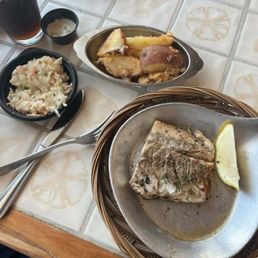 Rockfish( forgot the Crab Imperial on top) Rockfish( forgot the Crab Imperial on top)