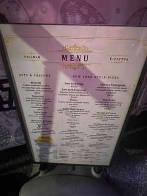 Menu photo 2 Piccolo Pizzetta Land O' Lakes, FL