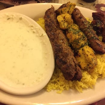 Moroccan Bites - Meat combo plate. 17.99. Good but go with the other entrees for a real treat! - Moroccan Near Me - San Antonio, Texas Moroccan Bites - Meat combo plate. 17.99. Good but go with the other entrees for a real treat! - Moroccan Near Me - San Antonio, Texas