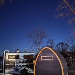 Back Channel Brewing - Sauna experience right outside the brewery