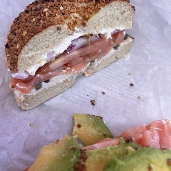 Cassidy’s Corner Cafe - The Lox Sandwich (with avocado) - Cafes Near Me - Long Beach, California