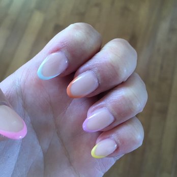 Nail Lounge - Full set with tips, no chip (gel) polish for the design - Nail Salons Near Me - Aurora, Illinois Nail Lounge - Full set with tips, no chip (gel) polish for the design - Nail Salons Near Me - Aurora, Illinois