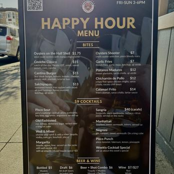 Lomo Libre Cantina - Happy hour menu. - Peruvian Near Me - San Francisco, California Lomo Libre Cantina - Happy hour menu. - Peruvian Near Me - San Francisco, California