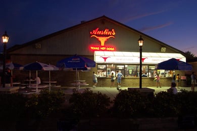 Austin's Texas Hot Dogs Logo