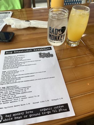 Menu photo 4 Bad Monkey Ocean City, MD