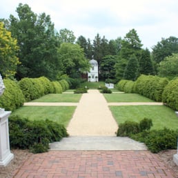 Looking over gardens from back of house. Looking over gardens from back of house.