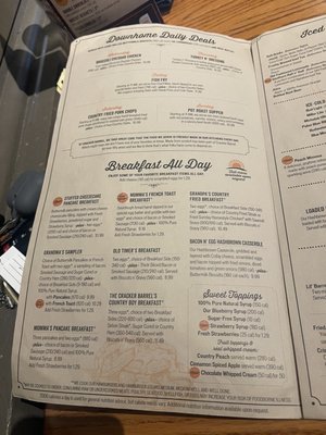 Menu photo 1 Cracker Barrel Old Country Store McDonough, GA