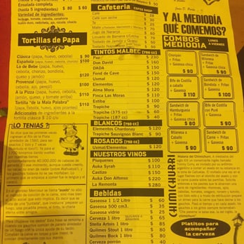 Lo de Bebe - Menu page 1 - Argentine Near Me - Buenos Aires, C Lo de Bebe - Menu page 1 - Argentine Near Me - Buenos Aires, C
