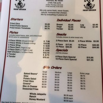 Gus' World Famous Fried Chicken - Menu - Southern Near Me - Westland, Michigan Gus' World Famous Fried Chicken - Menu - Southern Near Me - Westland, Michigan