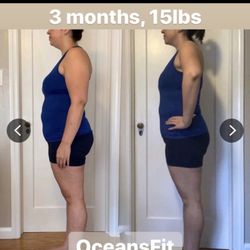 Personal Training with Laura Oceane - Client approved - faces covered for privacy.