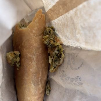 Ground Up - This morning I ordered a spinach and feta pie. On my way home, I discovered a piece of hair in my pie on my second bite. - Coffee & Tea Near Me - Chicago, Illinois