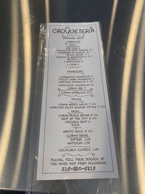 Menu photo 2 Croqueteria Sleepy Hollow, NY Menu photo 2 Croqueteria Sleepy Hollow, NY
